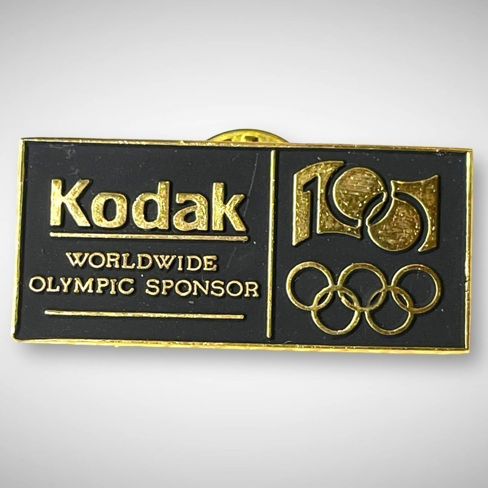 Kodak Vintage Collectible Official Olympic Sponsor 100 Year Anniversary Pin